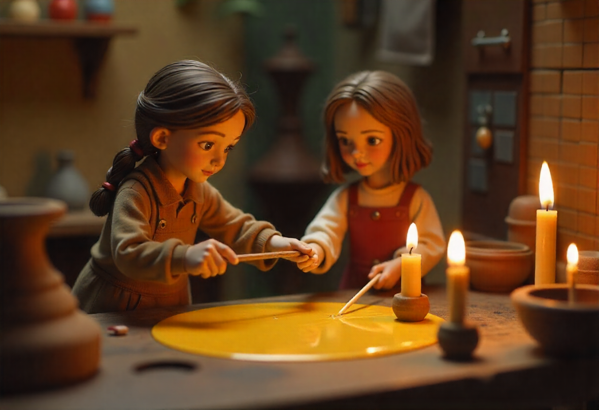 Handxyart candle workshop with artisan crafting candles